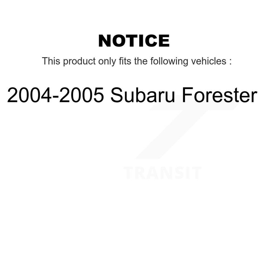 Front Left Suspension Strut Coil Spring Assembly 78A-11821 For 2004-2005 Subaru Forester