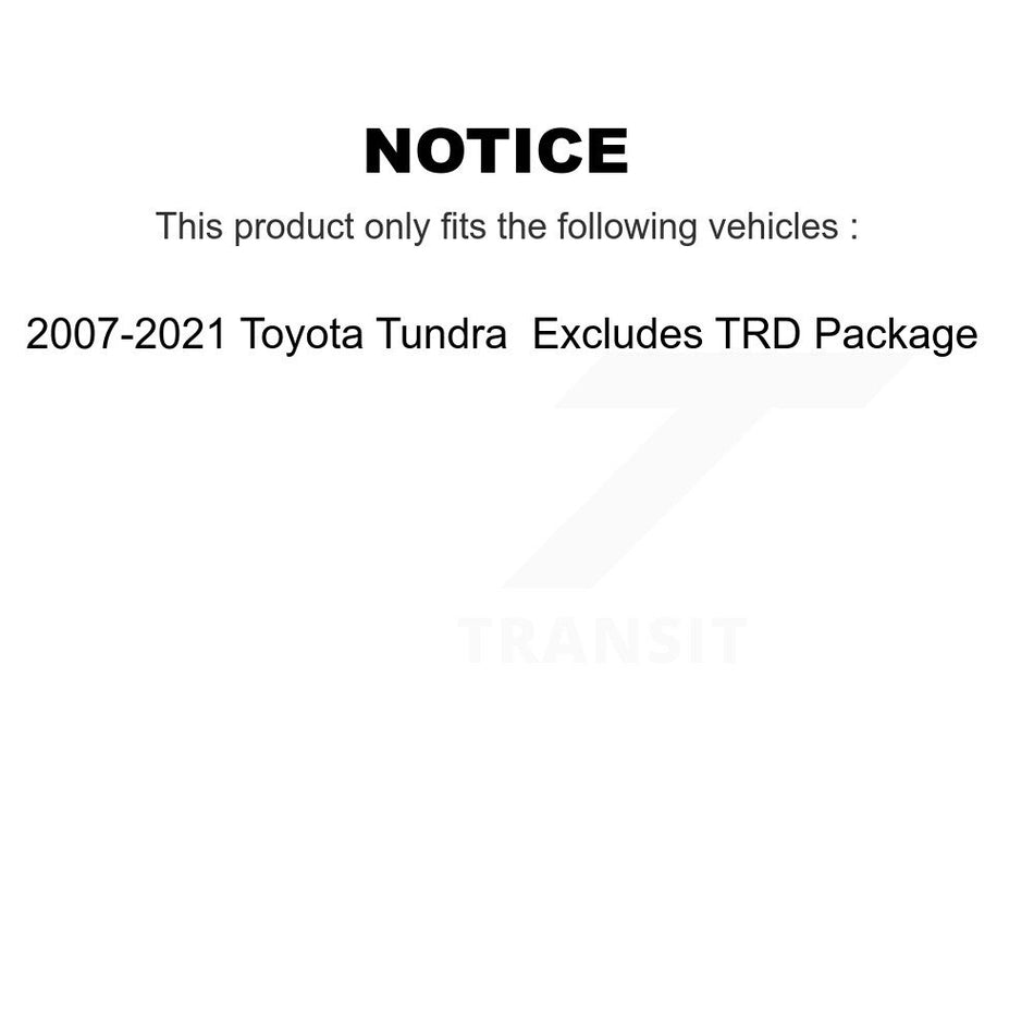 Front Right Suspension Strut Coil Spring Assembly 78A-11922 For Toyota Tundra Excludes TRD Package