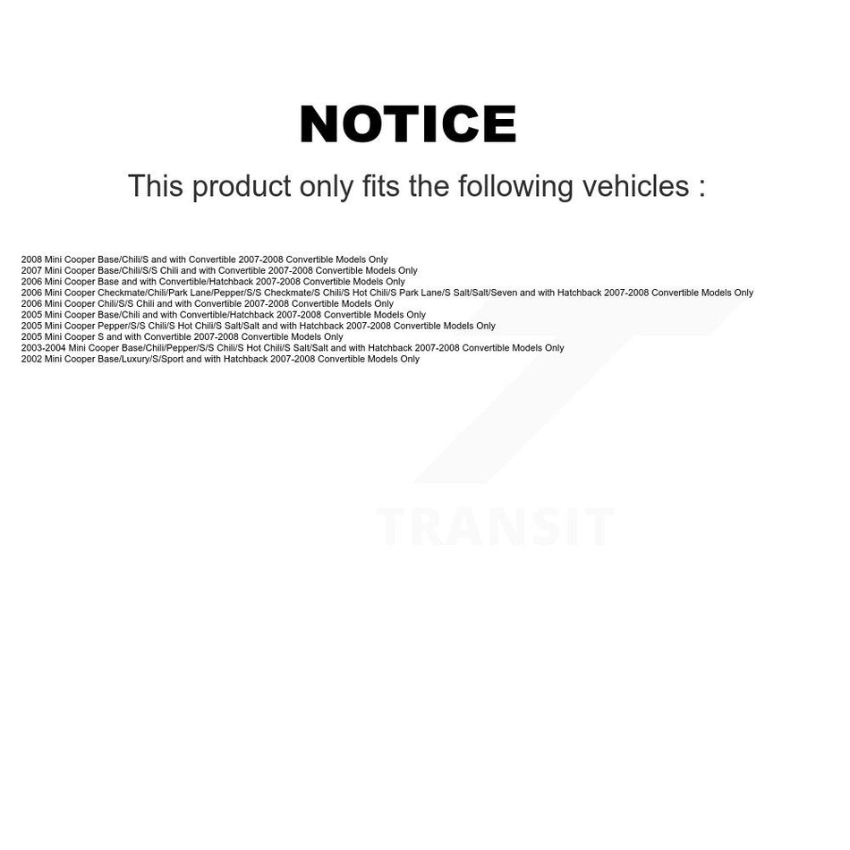 Rear Right Suspension Strut Coil Spring Assembly 78A-15132 For Mini Cooper