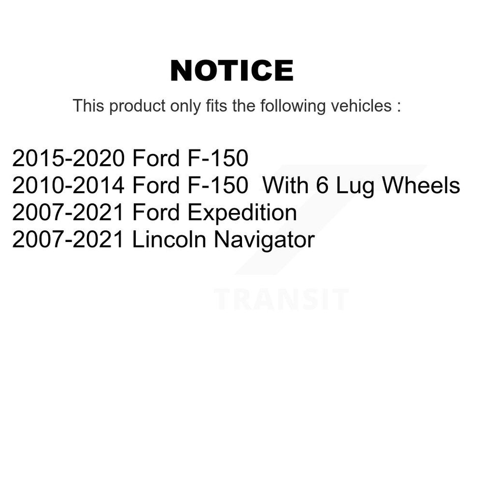 Front Disc Brake Rotor (1 Piece Only) 8-680508 For Ford F-150 Expedition Lincoln Navigator