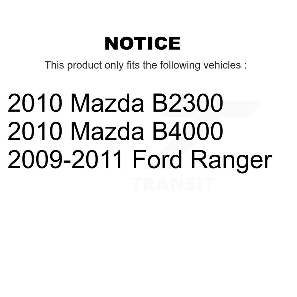 Rear Disc Brake Rotor (1 Piece Only) 8-680898 For Ford Ranger Mazda B2300 B4000