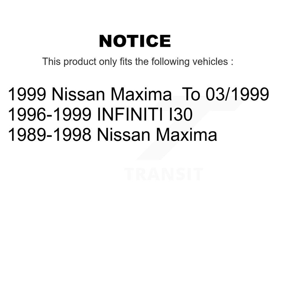 Front Disc Brake Rotor 8-96065 For Nissan Maxima INFINITI I30