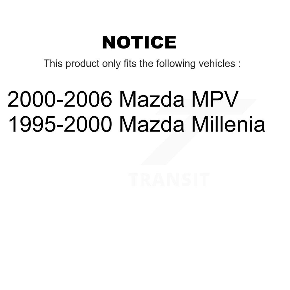 Front Disc Brake Rotor (1 Piece Only) 8-96477 For Mazda MPV Millenia