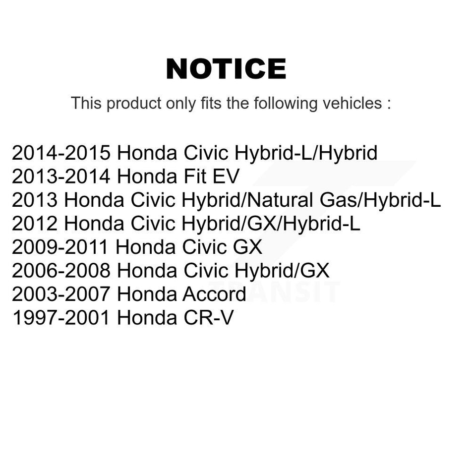 Rear Brake Drum (1 Piece Only) 8-9653 For Honda Civic Accord Fit CR-V
