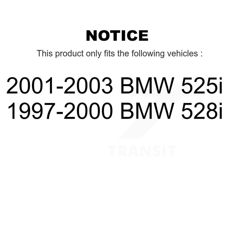 Front Disc Brake Rotor (1 Piece Only) 8-96801 For BMW 528i 525i