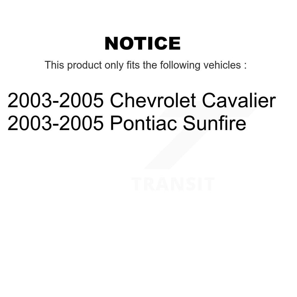 Rear Brake Drum 8-9746 For 2003-2005 Chevrolet Cavalier Pontiac Sunfire