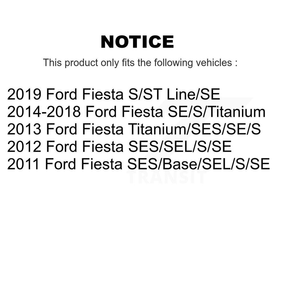 Rear Brake Drum (1 Piece Only) 8-97811 For Ford Fiesta