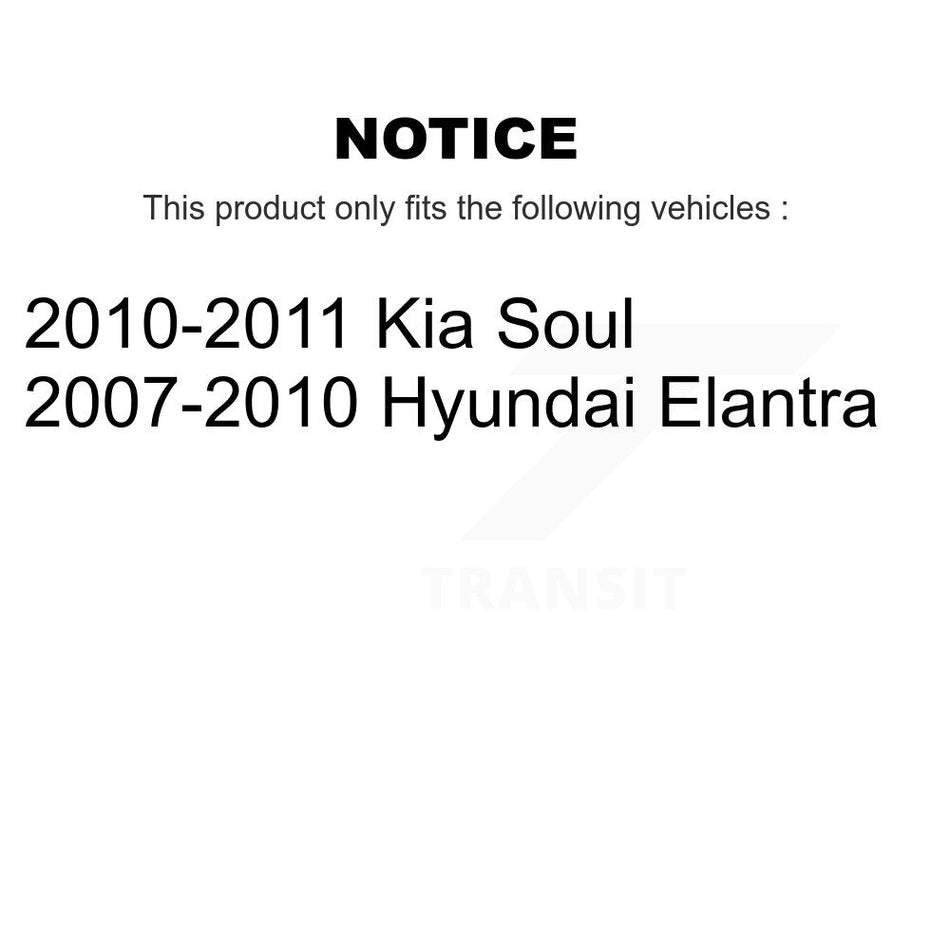 Rear Brake Drum (1 Piece Only) 8-9784 For Hyundai Elantra Kia Soul