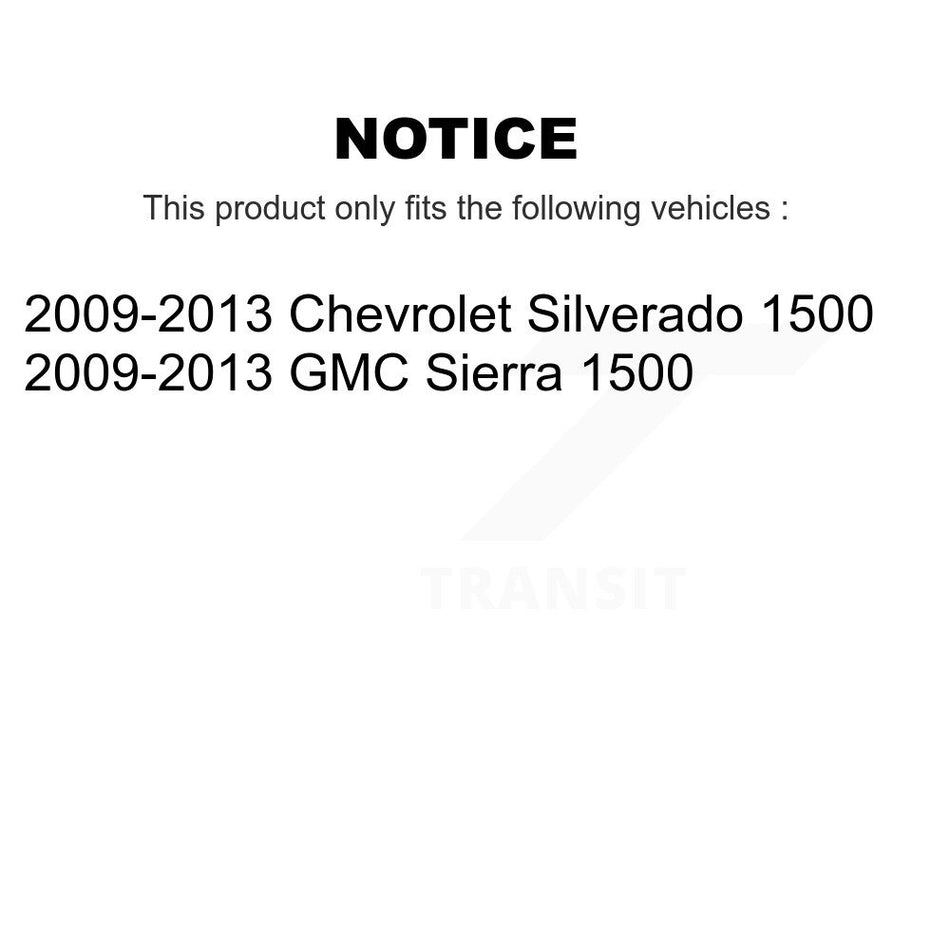 Rear Brake Drum 8-9801 For 2009-2013 Chevrolet Silverado 1500 GMC Sierra