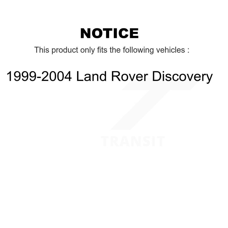 Front Disc Brake Rotor (1 Piece Only) 8-980273 For 1999-2004 Land Rover Discovery