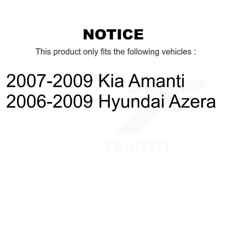 Rear Disc Brake Rotor 8-980417 For Hyundai Azera Kia Amanti