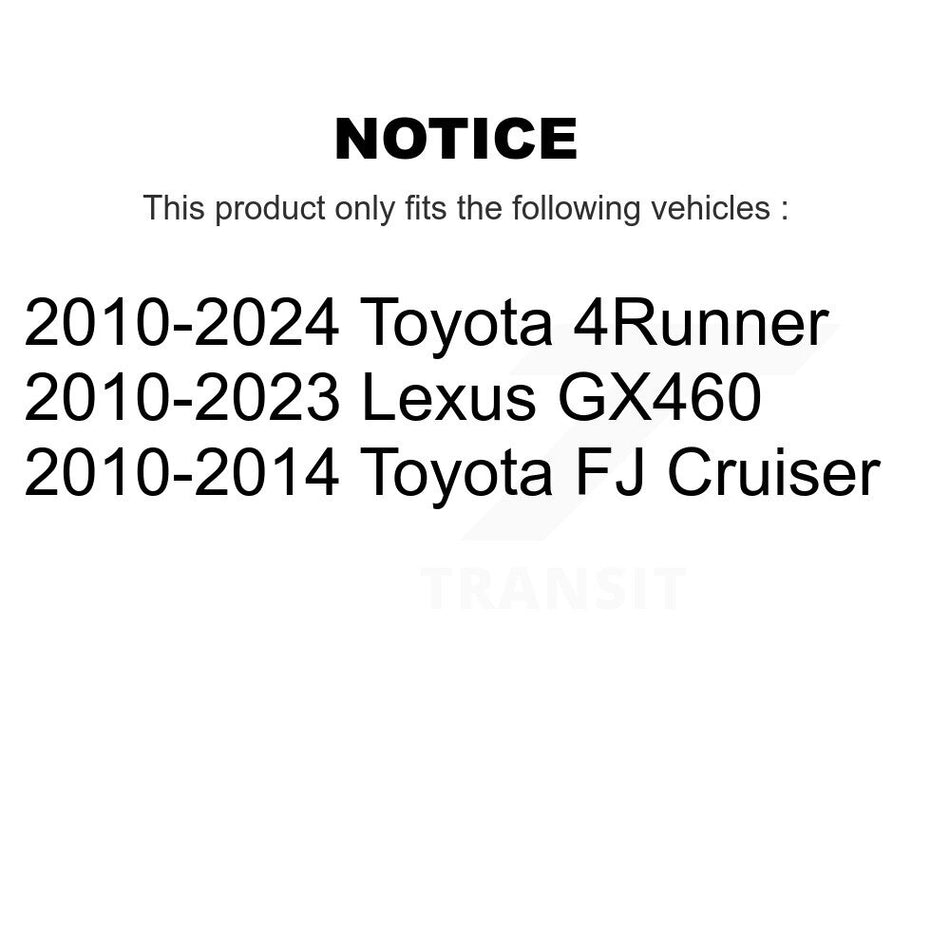 Rear Disc Brake Rotor (1 Piece Only) 8-980780 For Toyota 4Runner Lexus GX460 FJ Cruiser