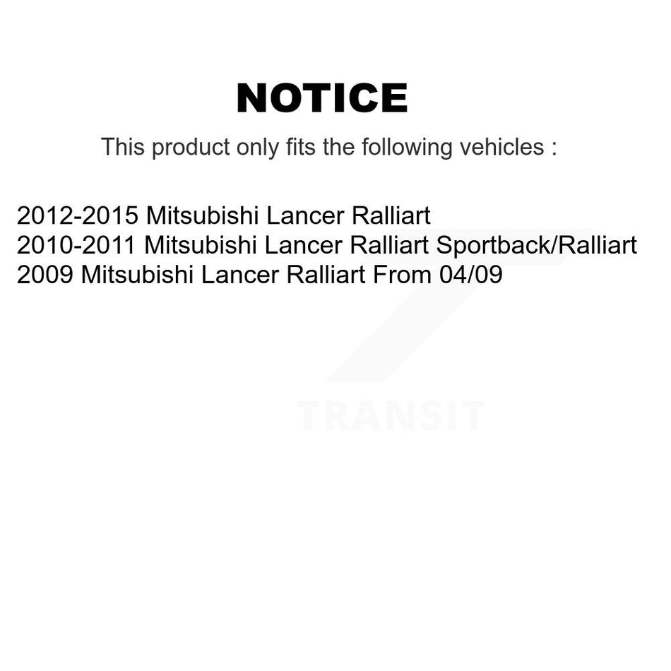 Front Disc Brake Rotor (1 Piece Only) 8-980933 For Mitsubishi Lancer