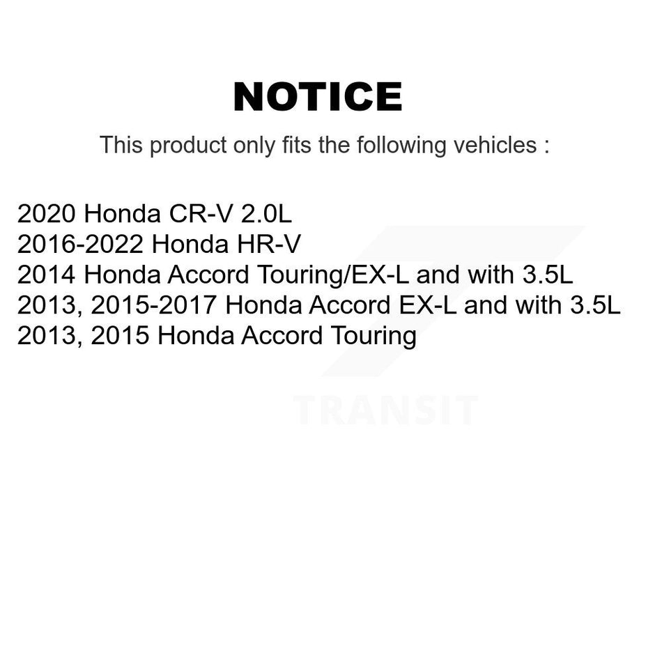 Front Disc Brake Rotor (1 Piece Only) 8-981037 For Honda HR-V Accord CR-V
