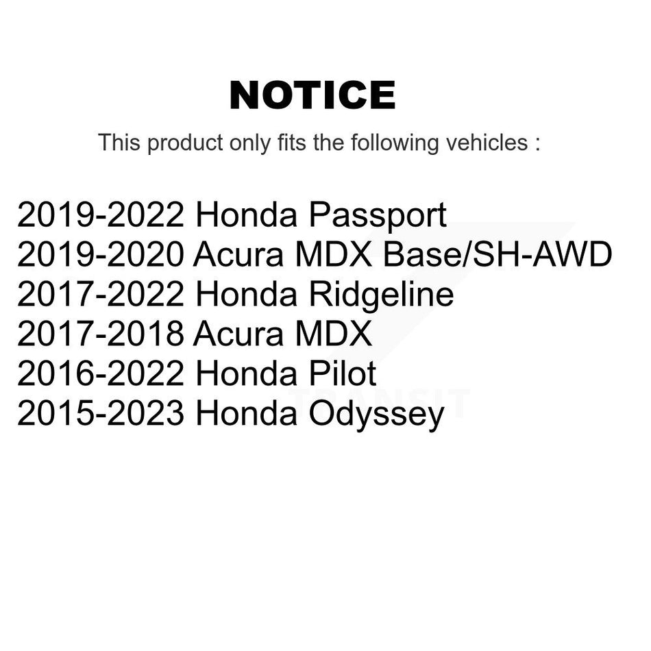 Front Disc Brake Rotor 8-981053 For Honda Pilot Odyssey Acura MDX Ridgeline Passport