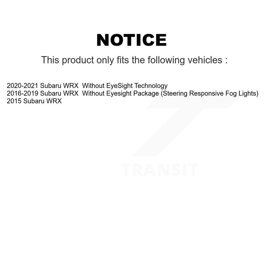 Rear Disc Brake Rotor (1 Piece Only) 8-982044 For Subaru WRX