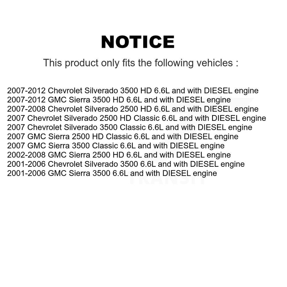 Electric Fuel Pump AGY-00210071 For GMC Sierra 2500 HD Chevrolet Silverado 3500 Classic