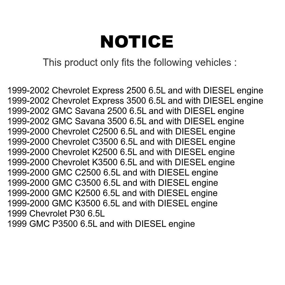 Electric Fuel Pump AGY-00210072 For Chevrolet GMC Express 3500 K2500 Savana K3500 2500 C3500 C2500