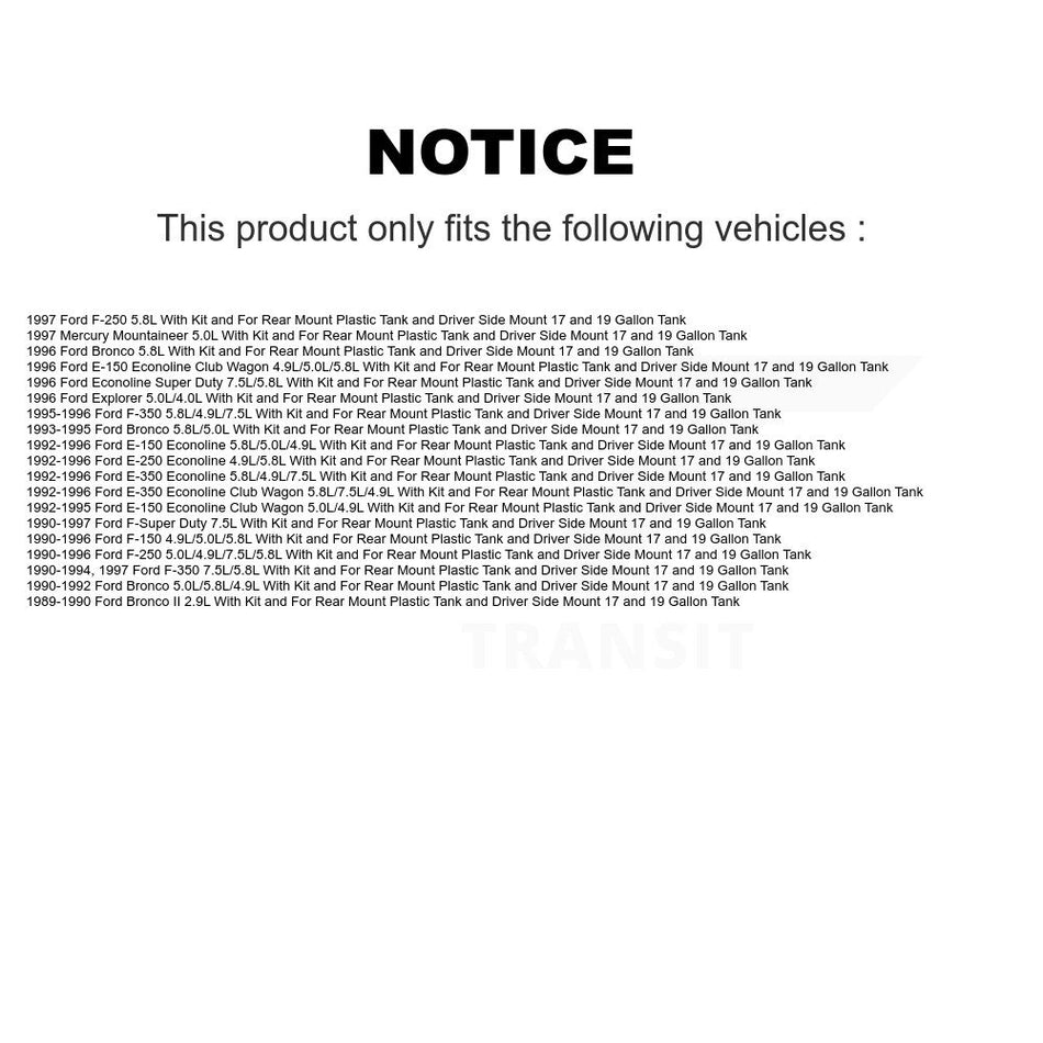 Electric Fuel Pump AGY-00210231 For Ford F-150 F-250 F-350 E-350 Econoline Bronco E-150 Explorer II