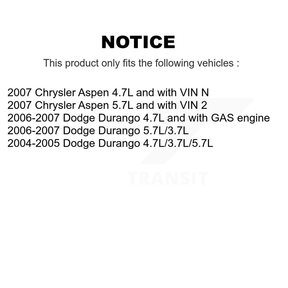 Fuel Pump Module Assembly AGY-00310023 For Dodge Durango Chrysler Aspen