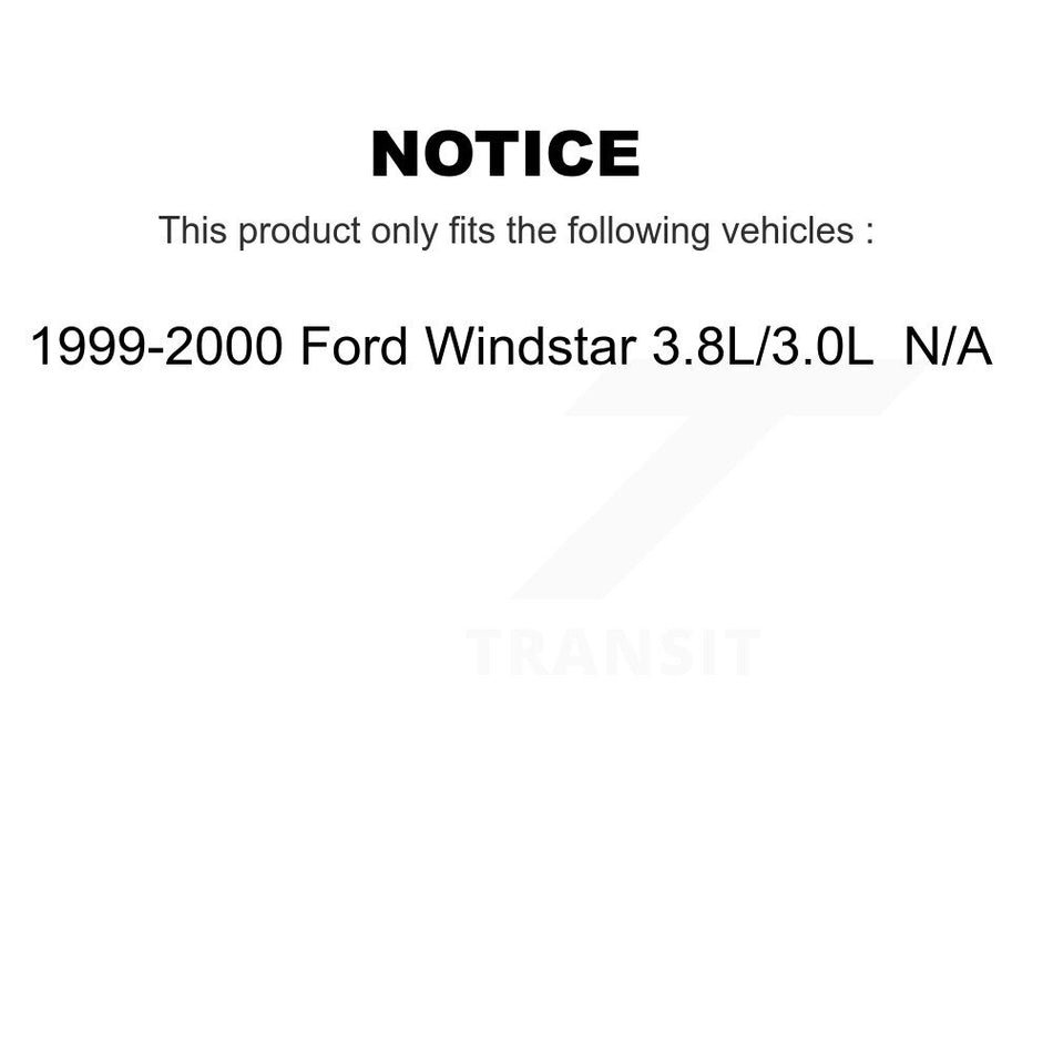 Fuel Pump Module Assembly AGY-00310107 For 1999-2000 Ford Windstar 3.8L 3.0L