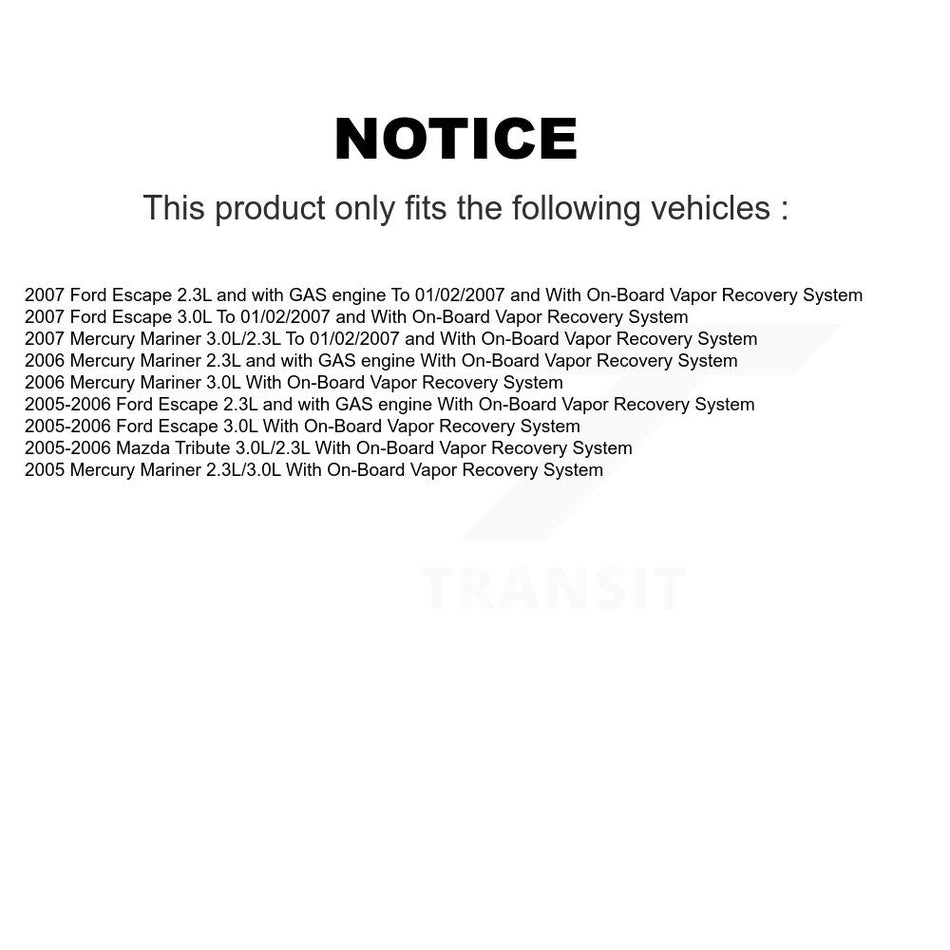 Fuel Pump Module Assembly AGY-00310166 For Ford Escape Mazda Tribute Mercury Mariner