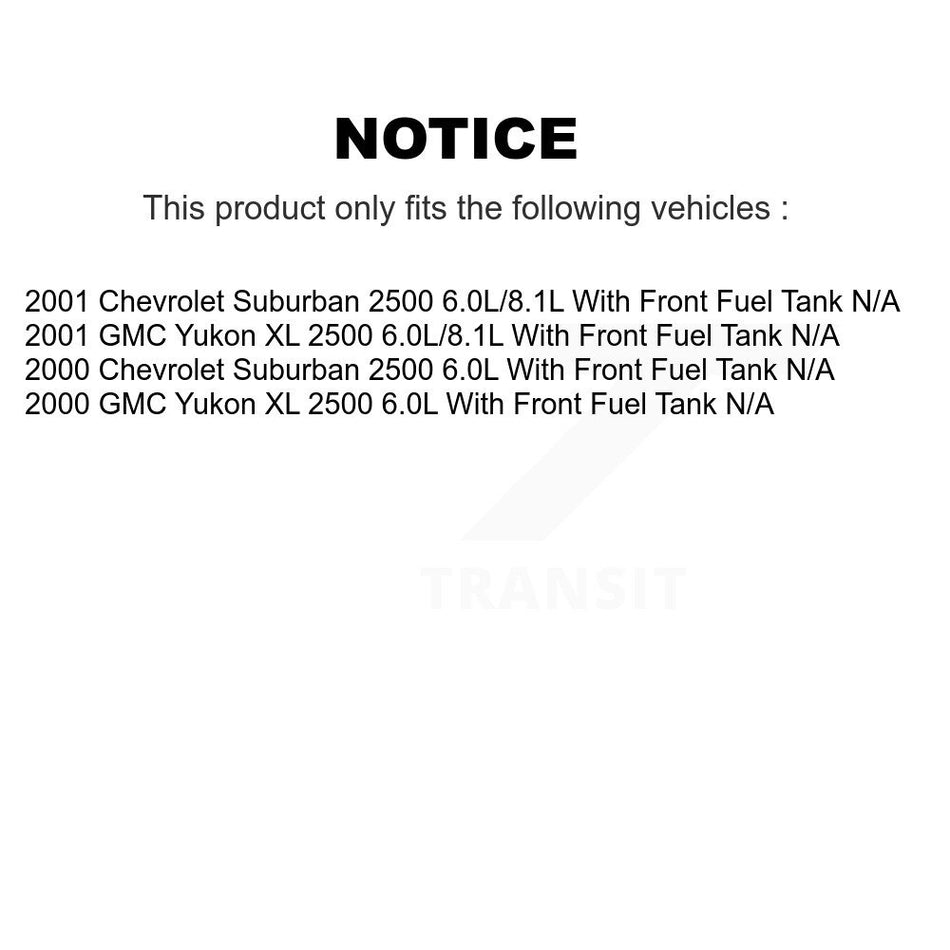 Fuel Pump Module Assembly AGY-00310199 For Chevrolet Suburban 2500 GMC Yukon XL With Front Tank
