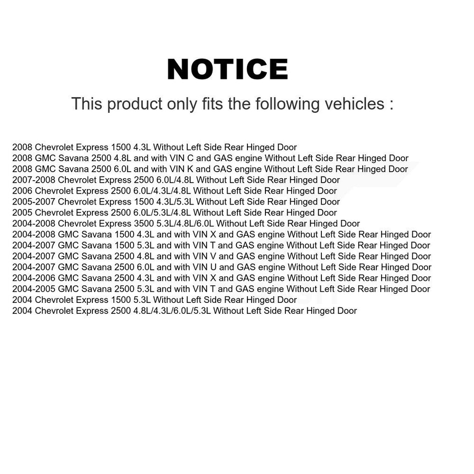 Fuel Pump Module Assembly AGY-00310266 For Chevrolet Express 2500 GMC 3500 Savana 1500