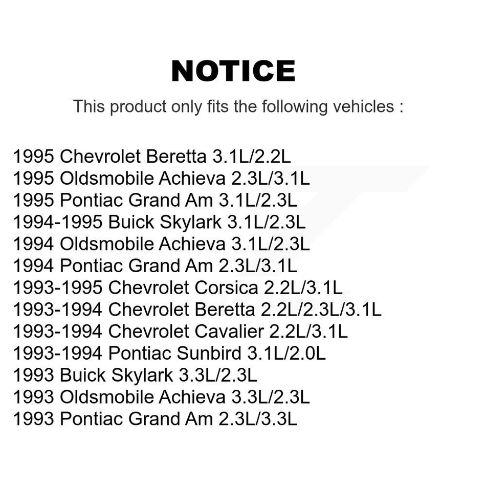 Fuel Pump Module Assembly AGY-00310289 For Chevrolet Pontiac Cavalier Sunbird Grand Am Oldsmobile