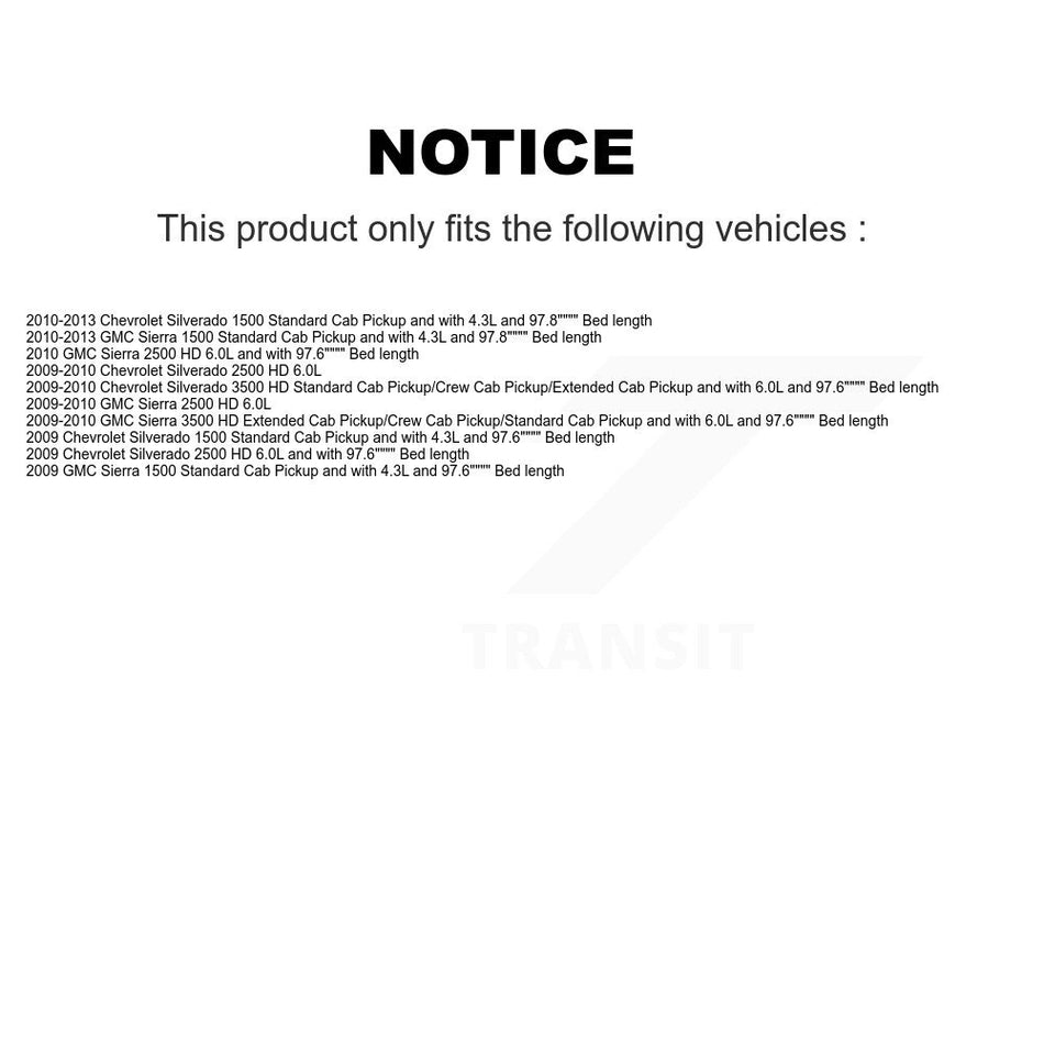 Fuel Pump Module Assembly AGY-00310529 For GMC Chevrolet Sierra 1500 Silverado 2500 HD 3500
