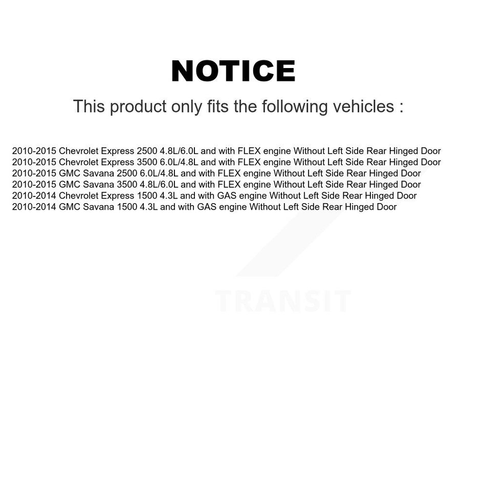 Fuel Pump Module Assembly AGY-00310599 For GMC Chevrolet Savana 3500 2500 Express 1500