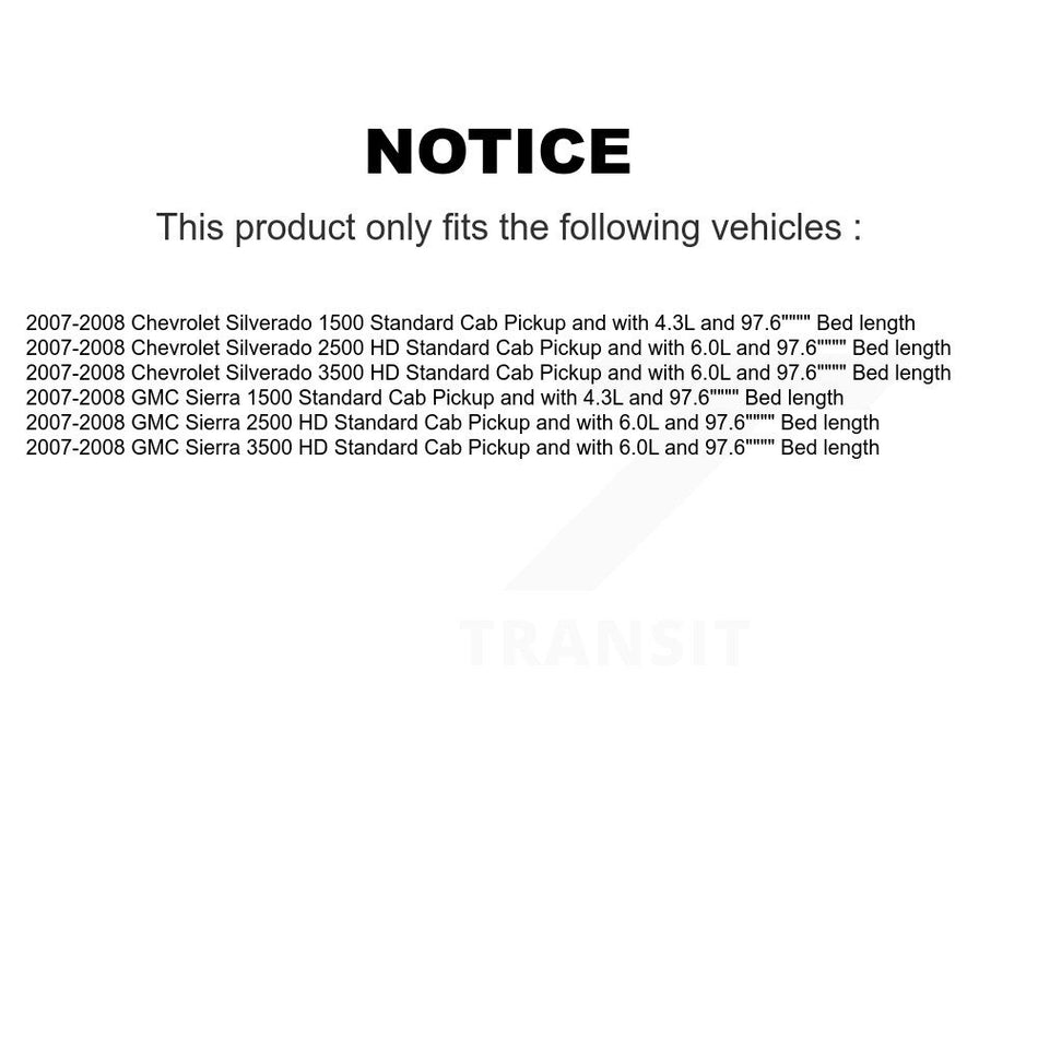 Fuel Pump Module Assembly AGY-00310600 For Chevrolet GMC Silverado 1500 Sierra 2500 HD 3500