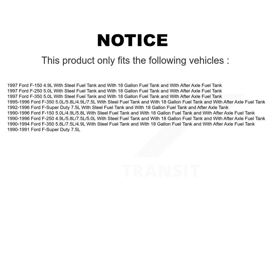 Fuel Pump Hanger Assembly AGY-00310827 For Ford F-150 F-250 F-350 F-Super Duty