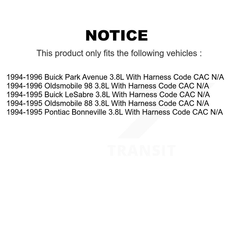 Fuel Pump Sender Assembly AGY-00310901 For Buick LeSabre Park Avenue Oldsmobile 88 98 Pontiac Bonneville With Harness Code CAC 3.8L