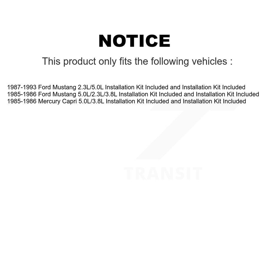 Fuel Pump Sender Assembly AGY-00311182 For Ford Mustang Mercury Capri