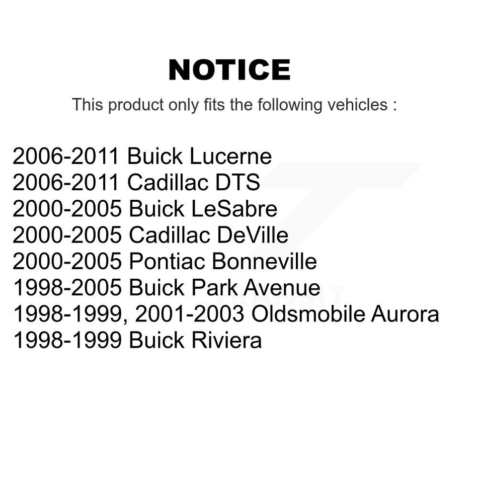 Fuel Tank Strap AGY-01110188 For Buick Lucerne Cadillac LeSabre DTS DeVille Pontiac Bonneville Park