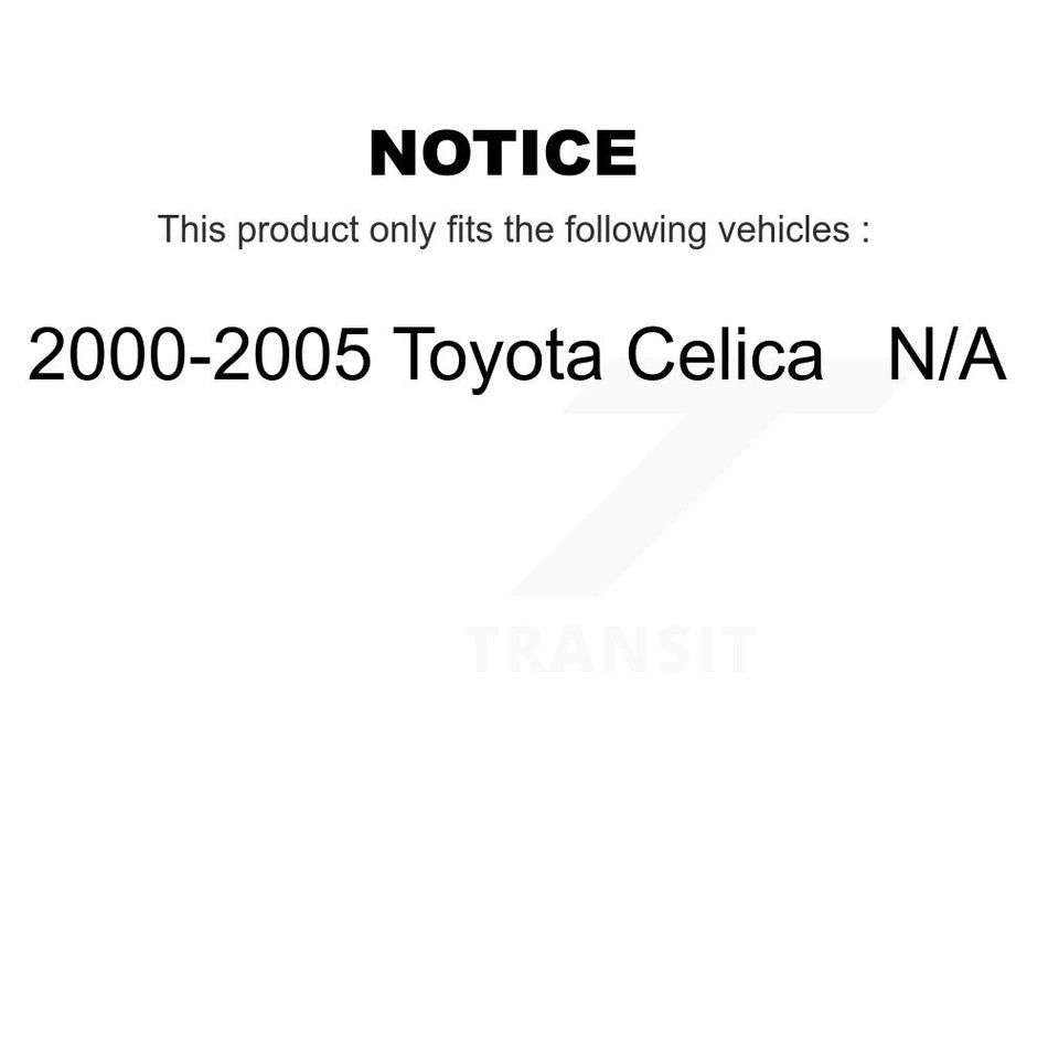 Fuel Tank Strap AGY-01110246 For 2000-2005 Toyota Celica
