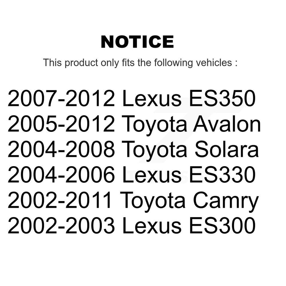 Fuel Tank Strap AGY-01110294 For Toyota Camry Lexus ES350 Solara Avalon ES330 ES300