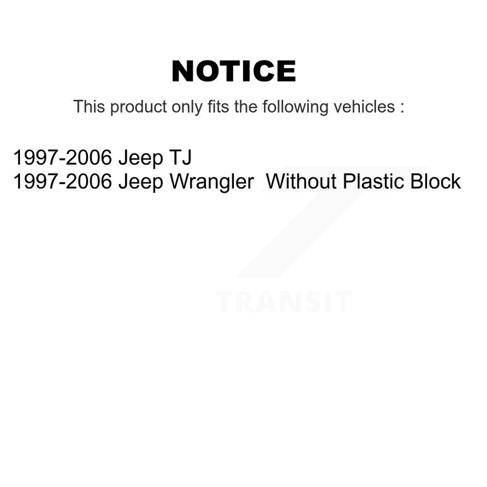 Fuel Tank Strap AGY-01110341 For 1997-2006 Jeep Wrangler TJ