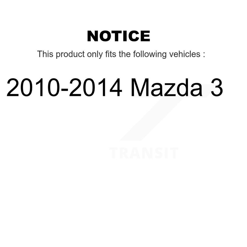 Fuel Tank Strap AGY-01110358 For 2010-2014 Mazda 3