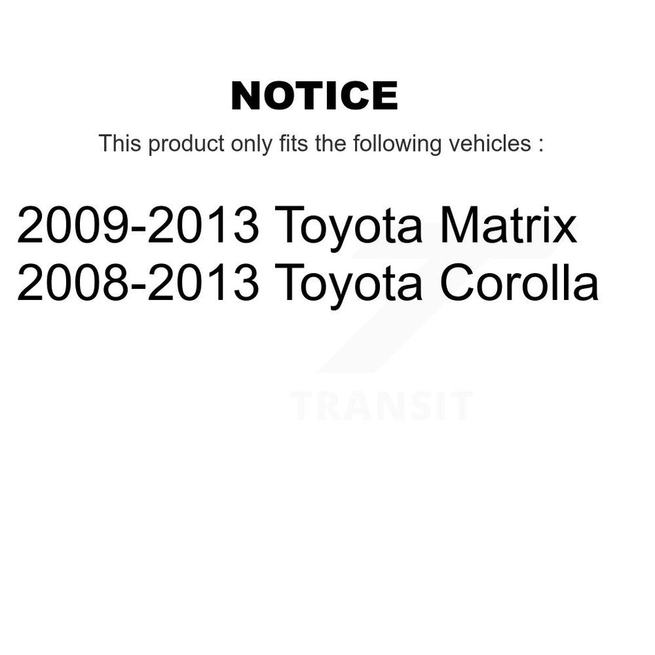 Fuel Tank Strap AGY-01110398 For Toyota Corolla Matrix