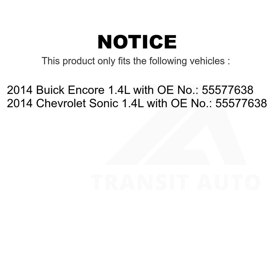 Water Pump Alternator Air Conditioning Accessory Drive Belt BAN-6PK1380 For 2014 Chevrolet Sonic Buick Encore with OE No.55577638 1.4L