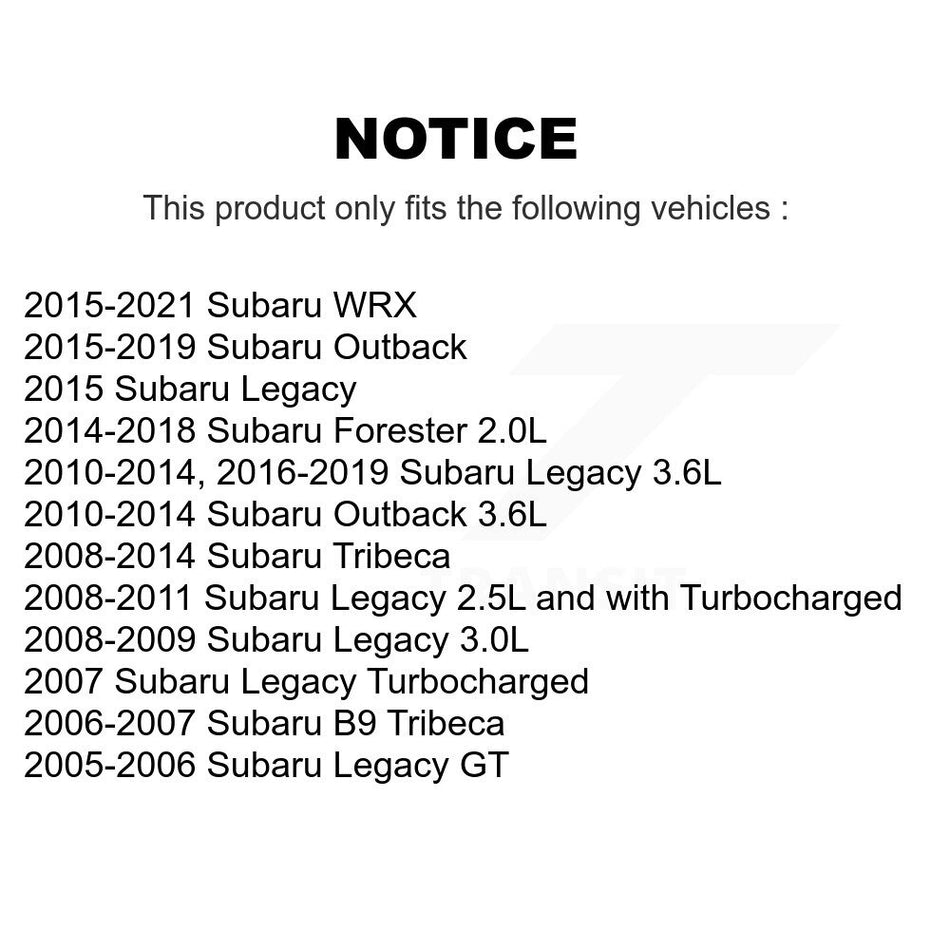Front Ceramic Disc Brake Pads CMX-D1078 For Subaru Outback Forester Legacy WRX Tribeca B9