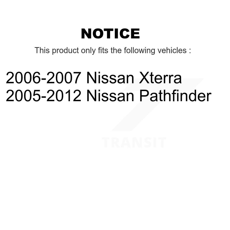 Rear Ceramic Disc Brake Pads CMX-D1101 For Nissan Pathfinder Xterra