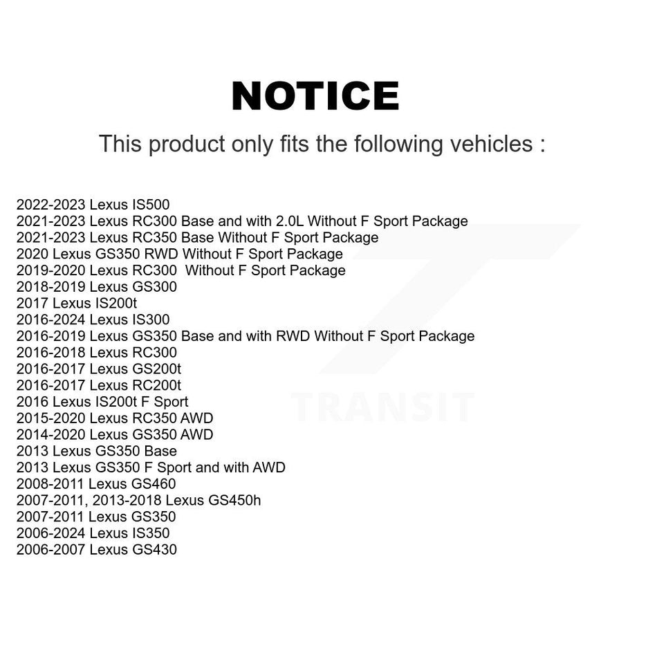 Front Ceramic Disc Brake Pads CMX-D1118 For Lexus IS300 IS350 GS350 RC350 RC300 GS450h IS500 IS200t