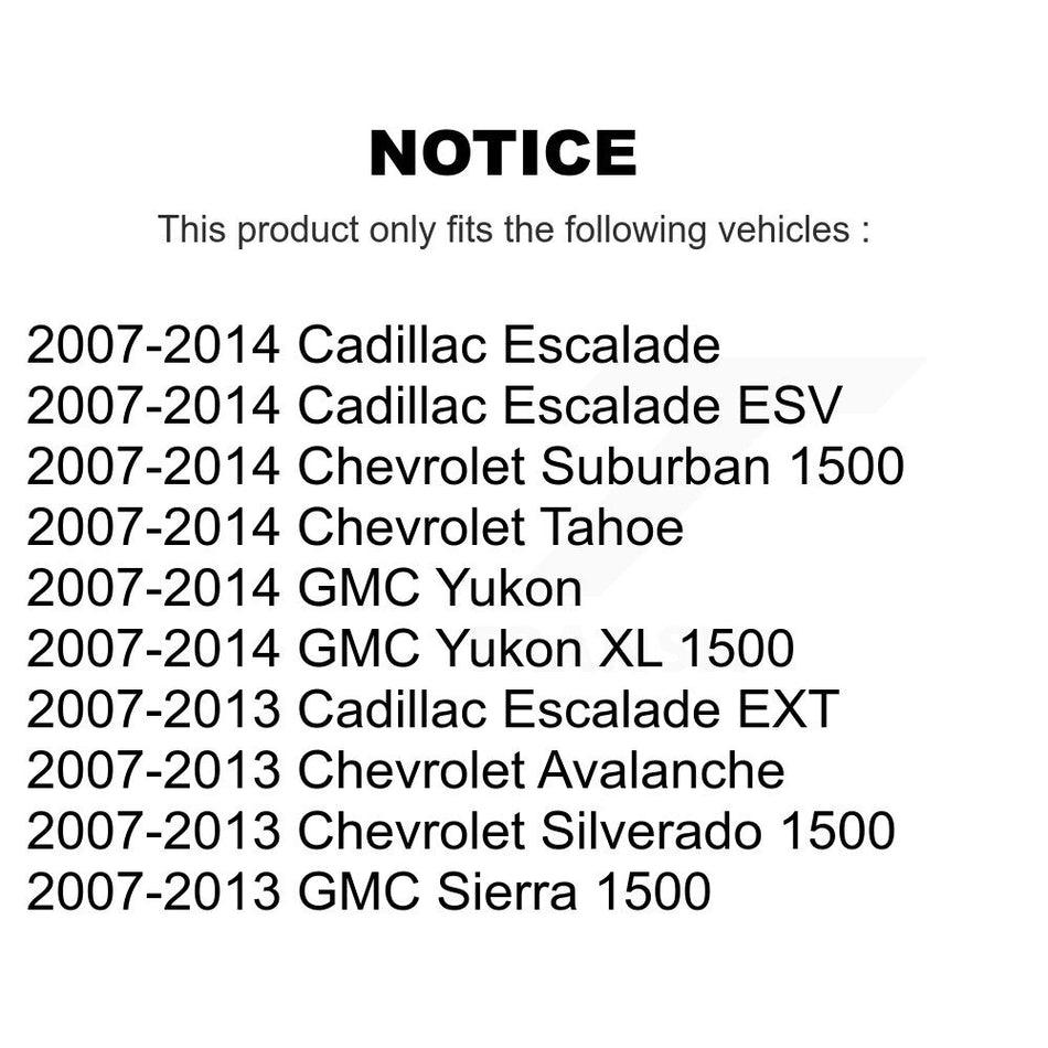 Rear Ceramic Disc Brake Pads CMX-D1194 For Chevrolet Silverado 1500 GMC Sierra Tahoe Suburban Yukon Cadillac XL Avalanche Escalade ESV EXT