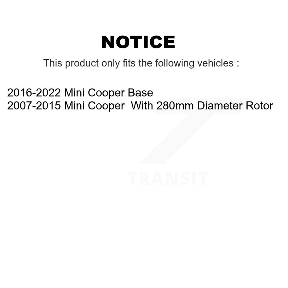 Front Ceramic Disc Brake Pads CMX-D1308 For Mini Cooper