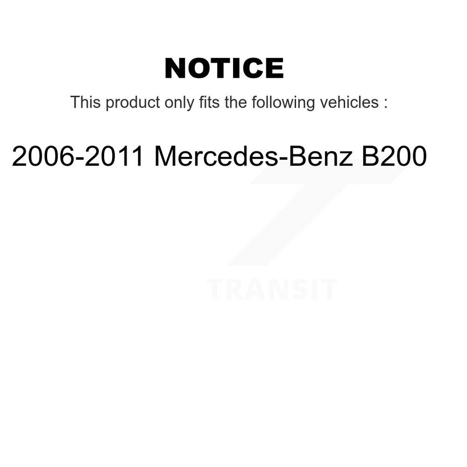 Rear Ceramic Disc Brake Pads CMX-D1358 For 2006-2011 Mercedes-Benz B200