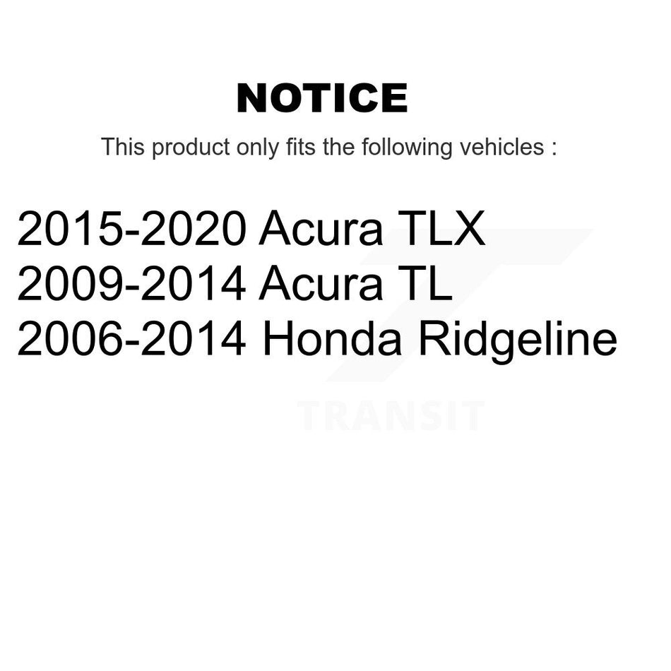 Front Ceramic Disc Brake Pads CMX-D1584 For Acura Honda Ridgeline TLX TL