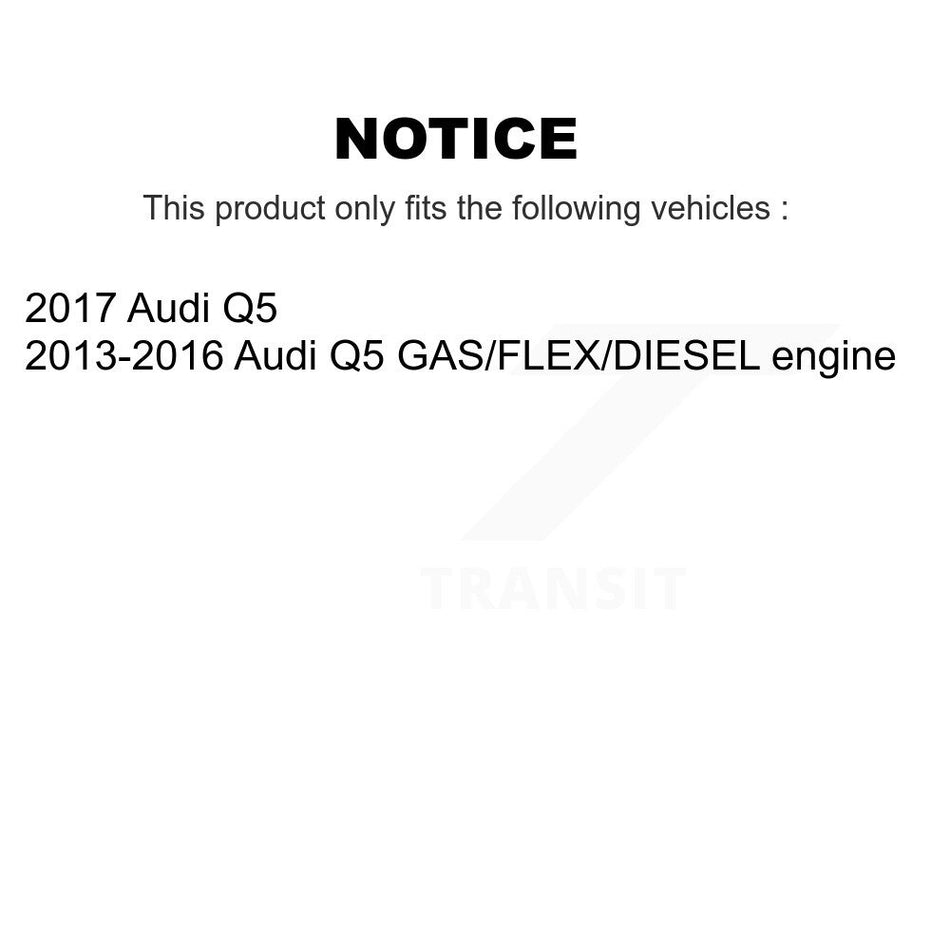 Front Ceramic Disc Brake Pads CMX-D1663 For Audi Q5